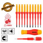 σετ κατσαβίδια ακριβείας VDE 12 τεμ, κατσαβίδια ηλεκτρολόγου με μύτες, precision VDE screwdriver set, εργαλεία ηλεκτρονικών S2 μονωμένα, κατσαβίδια για κινητά και υπολογιστές, VDE 1000V EN60900 εργαλεία