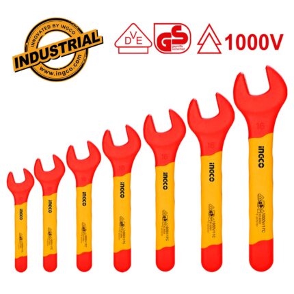 γερμανικά κλειδιά ηλεκτρολόγου VDE σετ 7 τεμ, μονωμένα κλειδιά 1000V, εργαλεία ηλεκτρολόγου EN60900, σετ κλειδιών S2 επαγγελματικά, insulated spanner set VDE, κλειδιά για ηλεκτρολογικές εγκαταστάσεις