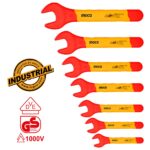 γερμανικά κλειδιά ηλεκτρολόγου VDE σετ 7 τεμ, μονωμένα κλειδιά 1000V, εργαλεία ηλεκτρολόγου EN60900, σετ κλειδιών S2 επαγγελματικά, insulated spanner set VDE, κλειδιά για ηλεκτρολογικές εγκαταστάσεις