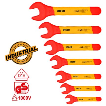 γερμανικά κλειδιά ηλεκτρολόγου VDE σετ 7 τεμ, μονωμένα κλειδιά 1000V, εργαλεία ηλεκτρολόγου EN60900, σετ κλειδιών S2 επαγγελματικά, insulated spanner set VDE, κλειδιά για ηλεκτρολογικές εγκαταστάσεις