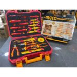 σετ ηλεκτρολόγου VDE, εργαλεία ηλεκτρολόγου 19 τεμ, μονωμένα εργαλεία, VDE 1000V, EN60900, κατσαβίδια ηλεκτρολόγου, πένσα, γερμανικά κλειδιά, γαλλικό κλειδί, επαγγελματικά εργαλεία.