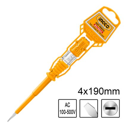δοκιμαστικό κατσαβίδι, tester ρεύματος 100-500V, HSDT1908, ηλεκτρολογικό κατσαβίδι ένδειξης, ανιχνευτής τάσης, εργαλείο ηλεκτρολόγου, voltage tester screwdriver, δοκιμαστικό κατσαβίδι μεγάλο.