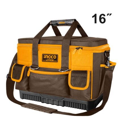εργαλειοθήκη τσάντα κλειστή, tool bag 16 inch, τσάντα εργαλείων, εργαλειοθήκη 1680D, αποθήκευση εργαλείων, μεταφορά εργαλείων, επαγγελματική εργαλειοθήκη, οργανωτής εργαλείων, tool bag επαγγελματικό, θήκες εργαλείων.