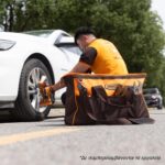 Εργαλειοθήκη Τσάντα 19" με Θήκες & Ιμάντα Ώμου 48x29x21cm HTBG281928 - Image 3