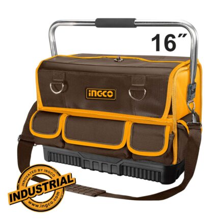 εργαλειοθήκη τσάντα κλειστή, tool bag 16 inch, τσάντα εργαλείων, εργαλειοθήκη 1680D, αποθήκευση εργαλείων, μεταφορά εργαλείων, επαγγελματική εργαλειοθήκη, οργανωτής εργαλείων, tool bag επαγγελματικό, θήκες εργαλείων.