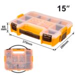 Ταμπακιέρα Πλαστική 15" με Χωρίσματα PBX1511 - Image 3