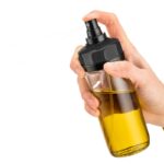 λαδικό γυάλινο με spray, ψεκαστήρας λαδιού, λαδικό κουζίνας, δοχείο λαδιού 245ml, γυάλινο λαδικό, spray oil dispenser, No518, 5206753045694.