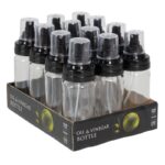 λαδικό γυάλινο με spray, ψεκαστήρας λαδιού, λαδικό κουζίνας, δοχείο λαδιού 245ml, γυάλινο λαδικό, spray oil dispenser, No518, 5206753045694.