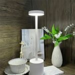 επιτραπέζιο φωτιστικό LED, επαναφορτιζόμενο φωτιστικό USB, ασύρματο φωτιστικό γραφείου, φωτιστικό κομοδίνου LED, φορητό φωτιστικό LED, φωτιστικό μαύρο λευκό, Viosarp VC2832, φωτιστικό 34x8cm, 5206753049517.
