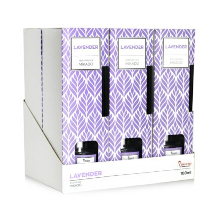 αρωματικό χώρου lavender, αρωματικό λεβάντα, αρωματικό με sticks, reed diffuser 100ml, diffuser χώρου, αρωματικά στικ, αρωματικό σπιτιού, αρωματικό γραφείου, lavender diffuser, 5206753050445.