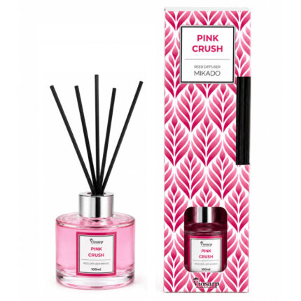 αρωματικό χώρου sticks, pink crush 100ml, reed diffuser άρωμα, αρωματικό σπιτιού, αρωματικό δωματίου, γλυκό άρωμα χώρου, sticks αρωματισμού, διακοσμητικό άρωμα, 5206753052937