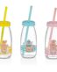 γυάλινο μπουκάλι με καλαμάκι, μπουκάλι 250ml, γυάλινο ποτήρι με καλαμάκι, μπουκάλι για χυμό, μπουκάλι για smoothie, γυάλινο μπουκαλάκι, μπουκάλι για πάρτι, μπομπονιέρα γυάλινη, No521, 5206753045632
