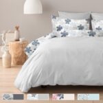 πάπλωμα microfiber, πάπλωμα διπλής όψης, πάπλωμα 220x240cm, πάπλωμα υπέρδιπλο, σετ πάπλωμα με μαξιλαροθήκες, μαξιλαροθήκες 50x75cm, πάπλωμα με σχέδιο, λευκά είδη υπνοδωματίου, NoNL10348-3, 5206753051756
