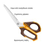 ΨΑΛΙΔΙ ΠΟΛΛΑΠΛΩΝ ΧΡΗΣΕΩΝ ΜΕ ΧΑΡΑΚΑ ΣΤΗ ΛΑΜΑ 254mm HSCRS25088 - Image 2