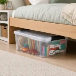 Κουτί Αποθήκευσης με 2 Ασφάλειες 12L 41x30x15cm BRNS.11045 - Image 4