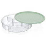 Φαγητοδοχείο 5 Θέσεων Στρογγυλό 2L BG-394 Lunch Box - Image 2