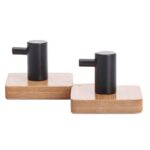 Κρεμαστράκια Μπαμπού Square Σετ 2τμχ W7991S-2P VIOSARP - Image 2
