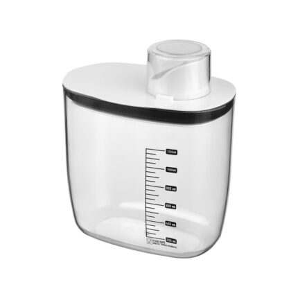 δοχείο αποθήκευσης 1300ml, δοχείο τροφίμων 1,3L, αεροστεγές δοχείο τροφίμων, δοχείο αποθήκευσης με μεζούρα, δοχείο κουζίνας με μεζούρα, δοχείο για ξηρά τρόφιμα, αεροστεγές δοχείο κουζίνας, δοχείο για ρύζι, δοχείο για ζάχαρη, δοχείο για όσπρια, οργάνωση κουζίνας, δοχεία αποθήκευσης τροφίμων, TP778, 5206753052289