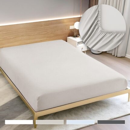 σεντόνι microfiber με λάστιχο διπλό, σεντόνι με λάστιχο 160x200, σεντόνι 160x200+25, διπλό σεντόνι με λάστιχο, σεντόνι microfiber 160x200, σεντόνι με λάστιχο για διπλό κρεβάτι, fitted sheet 160x200, microfiber fitted sheet, σεντόνι για στρώμα 160x200, λευκά είδη υπνοδωματίου, σεντόνια για Airbnb, σεντόνια για ενοικιαζόμενα δωμάτια, σεντόνι NoL12860-2, 5206753051602